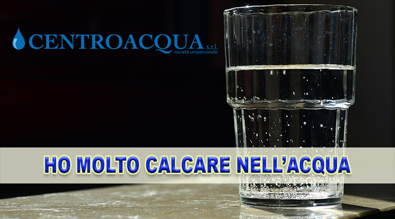 HO MOLTO CALCARE NELL'ACQUA E I SANITARI SONO MACCHIATI...